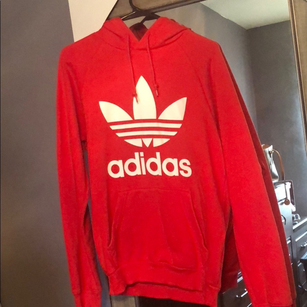 Red Adidas Hoodie